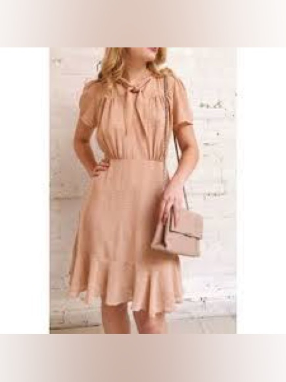 DRESS FORUM Los Angeles - ANTHROPOLOGIE, the peach polka dot dress!